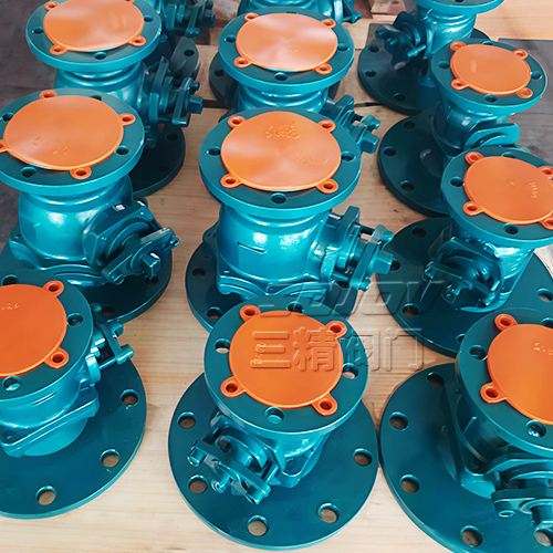 FQ41F衬氟放料球阀